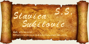 Slavica Šukilović vizit kartica
